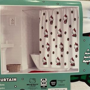 Hello Kitty Christmas Shower Curtain